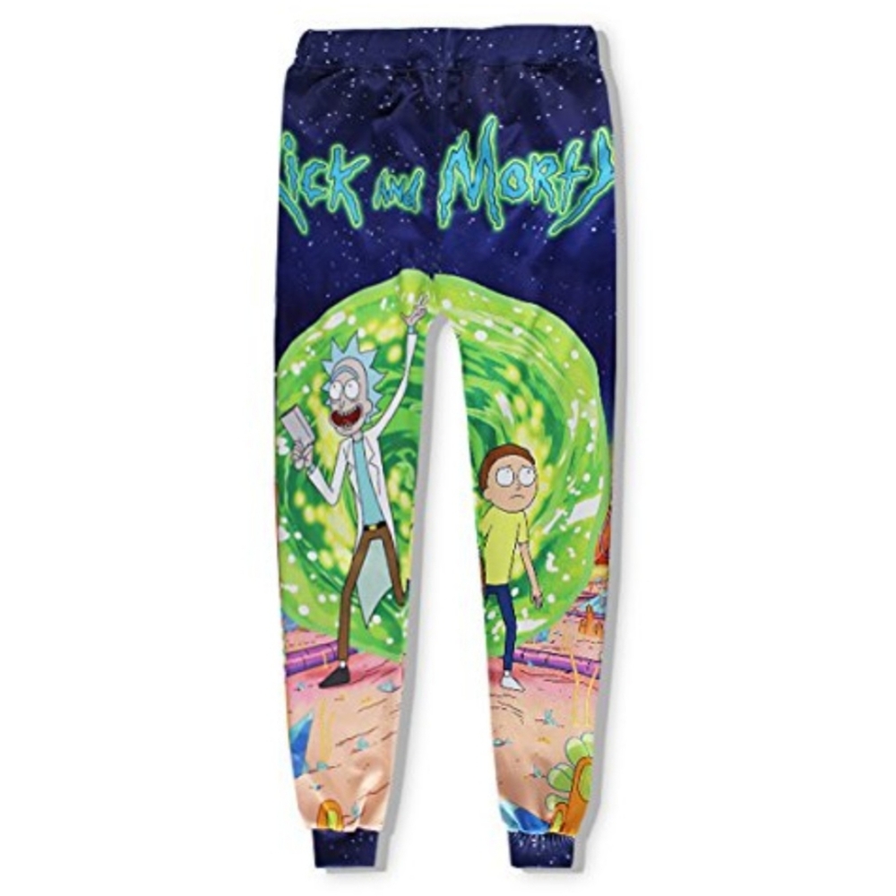Unisex, Rick & Morty Graphic Joggers
